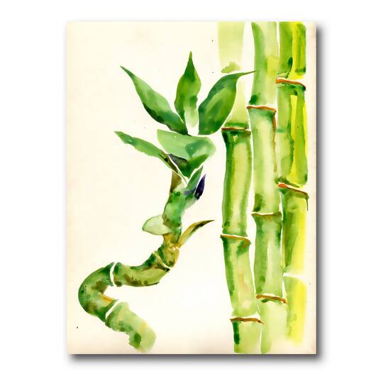 Designart - Bamboo Branches In The Forest VI